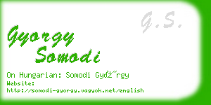 gyorgy somodi business card